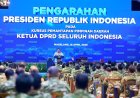 Panglima TNI Dampingi Presiden RI Berikan Pengarahan kepada Ketua DPRD Seluruh Indonesia